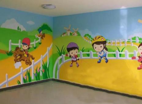 贵溪幼儿园墙体彩绘制作流程及注意事项