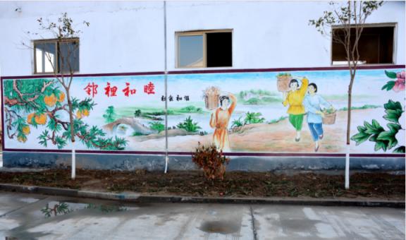 贵溪乡镇文化墙 乡风文明焕发新活力