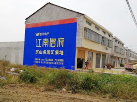 贵溪农村墙体广告在不同形式上面展现的不同特色